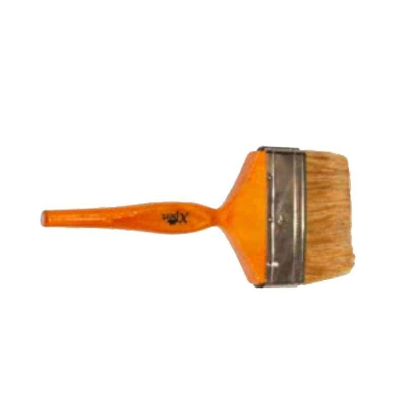 Xpert Decor 4 inch Synthetic Bristle Wooden Handle Paint Brush