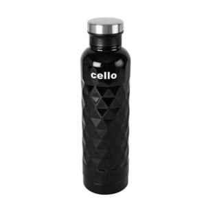 Cello Invictus 700ml Black Stainless Steel Vacuum Sports Bottle, 405CSSB0470 (Pack of 5)