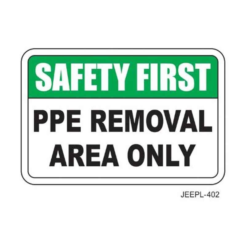 Jeepl Safety First Pre Removal Area Sticker, jeepl-402