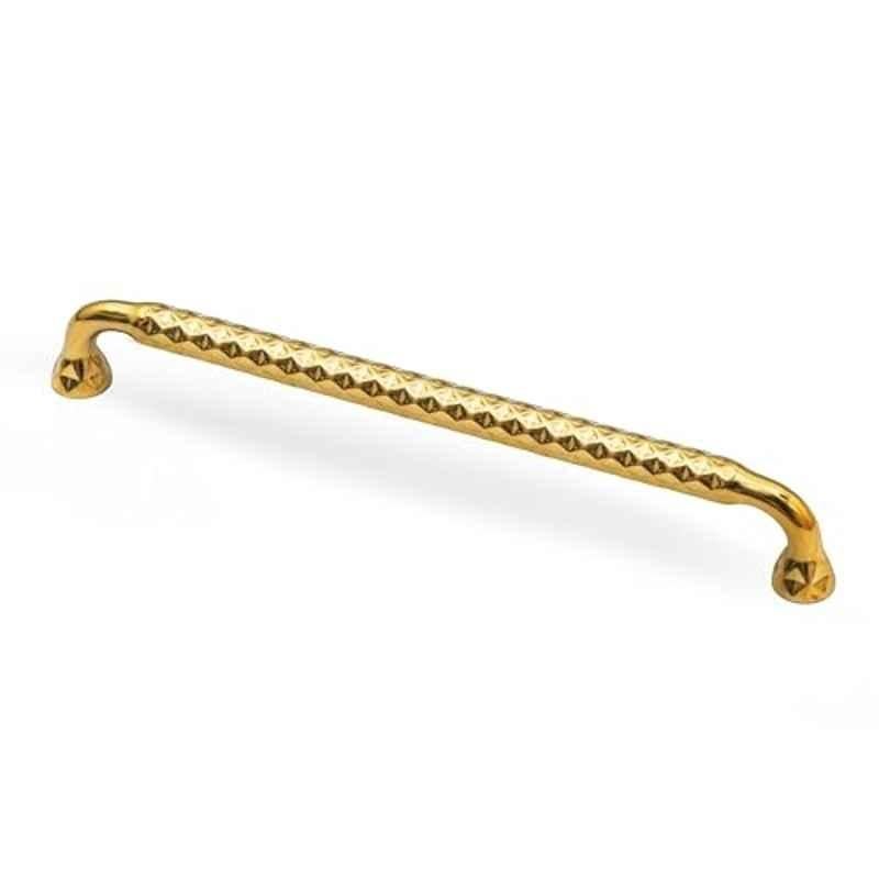 Plantex 288mm Zinc Gold PVD Gold Finish Pull Cabinet Handle for Home & Office, APS-DTC-3710-GOLD-288MM