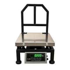 Monet 12x12 inch 100kg Stainless Steel Platform Weighing Scale with Dual Display & 2 Days Battery Backup