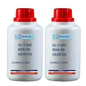Z Premium 1L 80W-90 GL-5 SAE Gear Oil, GL5S80C1 (Pack of 2)