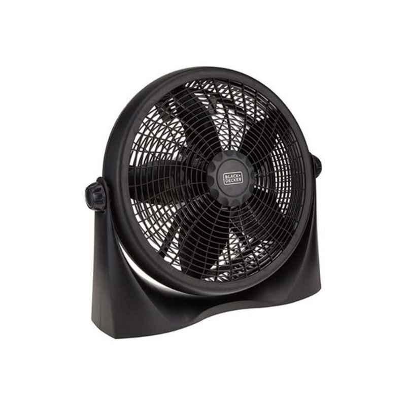 Black & Decker 65W Plastic Black Box Fan Heater with 3 Speed, FB1620-B5