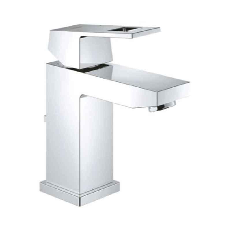 Grohe Eurocube 1.27cm Silver Single Lever Basin Faucet, 23127000