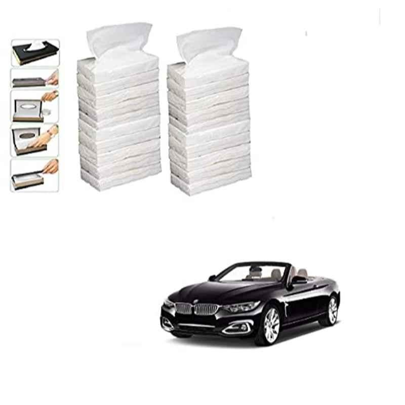 Kozdiko 100 Pulls Dispenser Box Refiller Tissue Paper with 200 Sheets for BMW 4 Series (Pack of 20)