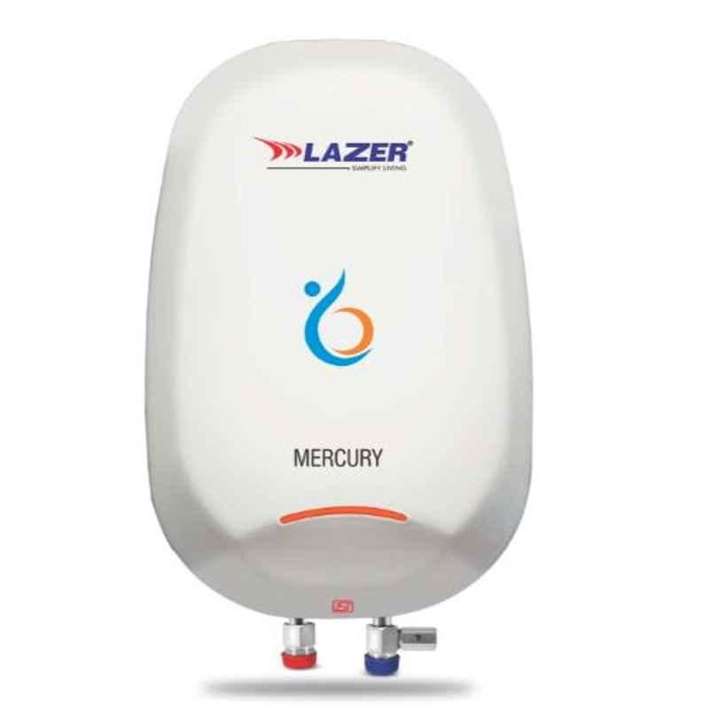 Lazer Mercury 3000W 3L White Electric Instant Water Heater