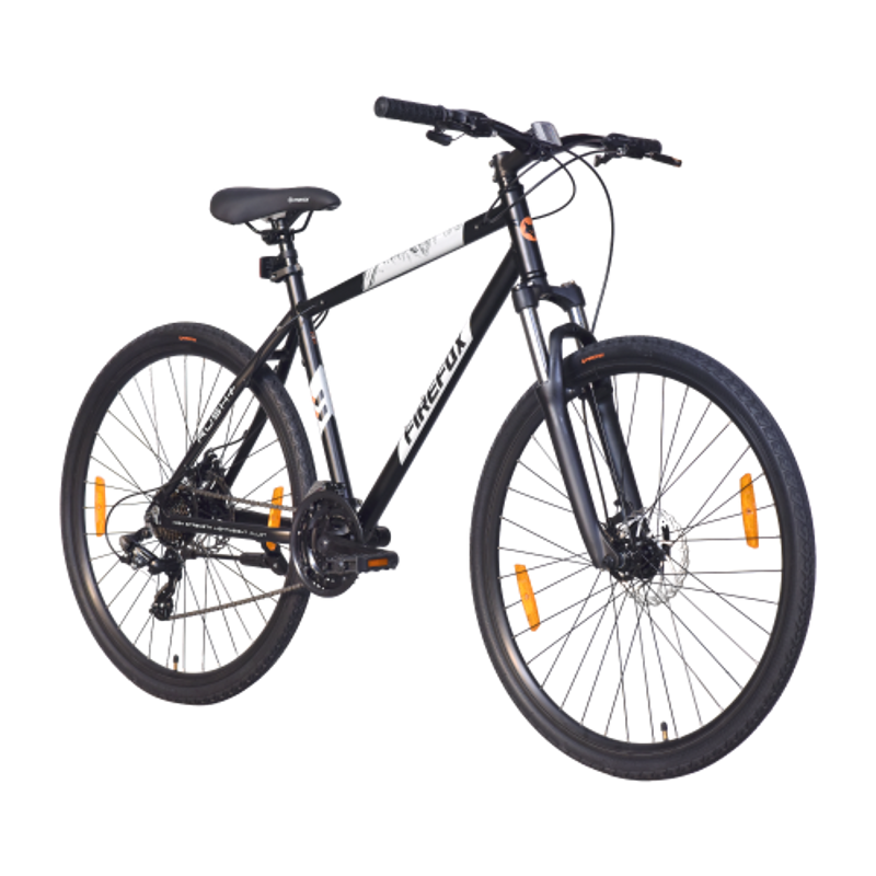 Firefox Rush 700x35C Black 21 Gear Hybrid Bicycle, 112990628