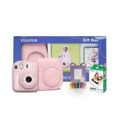 Fujifilm Instax Mini 12 60mm Pink Instant Colour Photo Camera Gift Box with 10 Pcs Sheets, EXD 16791352