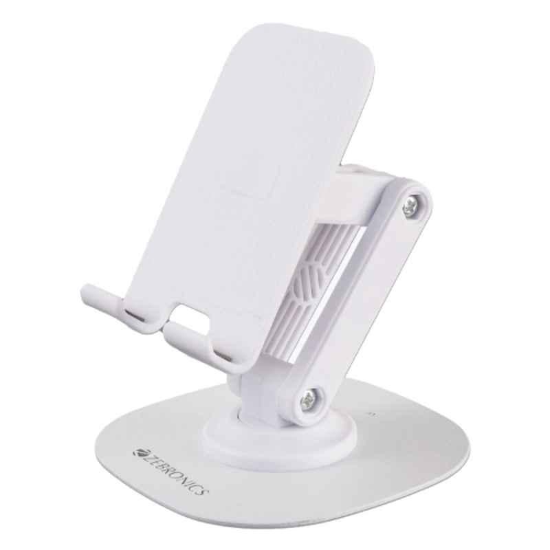 Zebronics MTS200 9.7 inch ABS & Metal White Mobile Holder