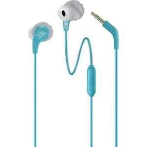 JBL Endurance Run Teal Wired In Ear Headset with Microphone