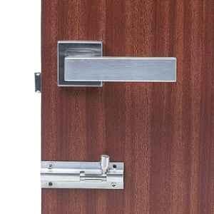 Homexpert LB-1007 Stainless Steel Silver Heavy Duty Mortise Door Lock Set with Bolt Latch & Pull Handle