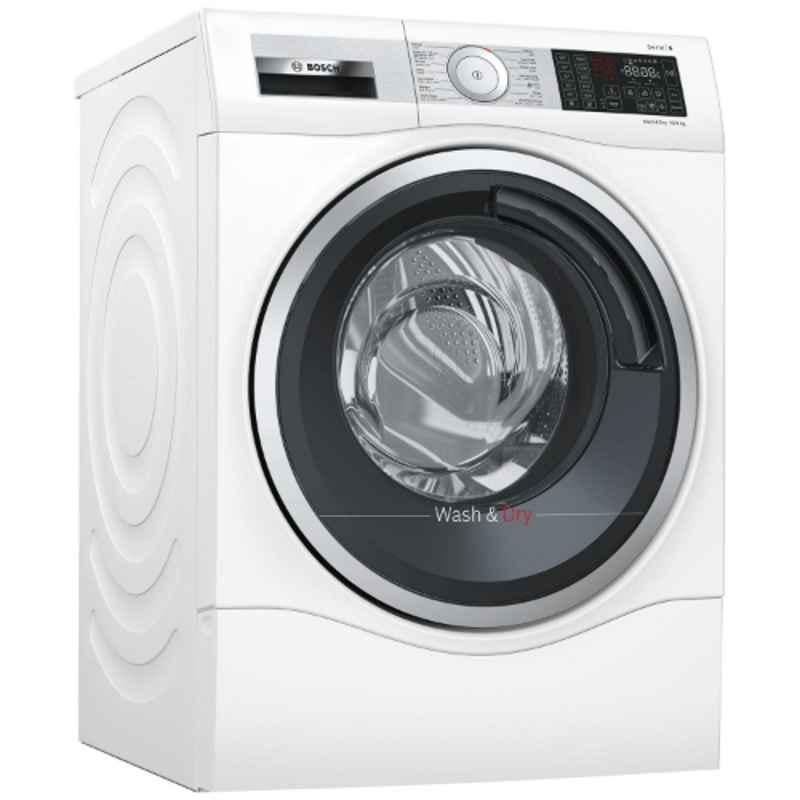 Bosch 1400rpm White Dryer & Washer, WDU28560GC