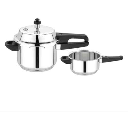 Triply Stainless Steel Pressure Pan Cooker, 2L & 3L, Pressure Cooker