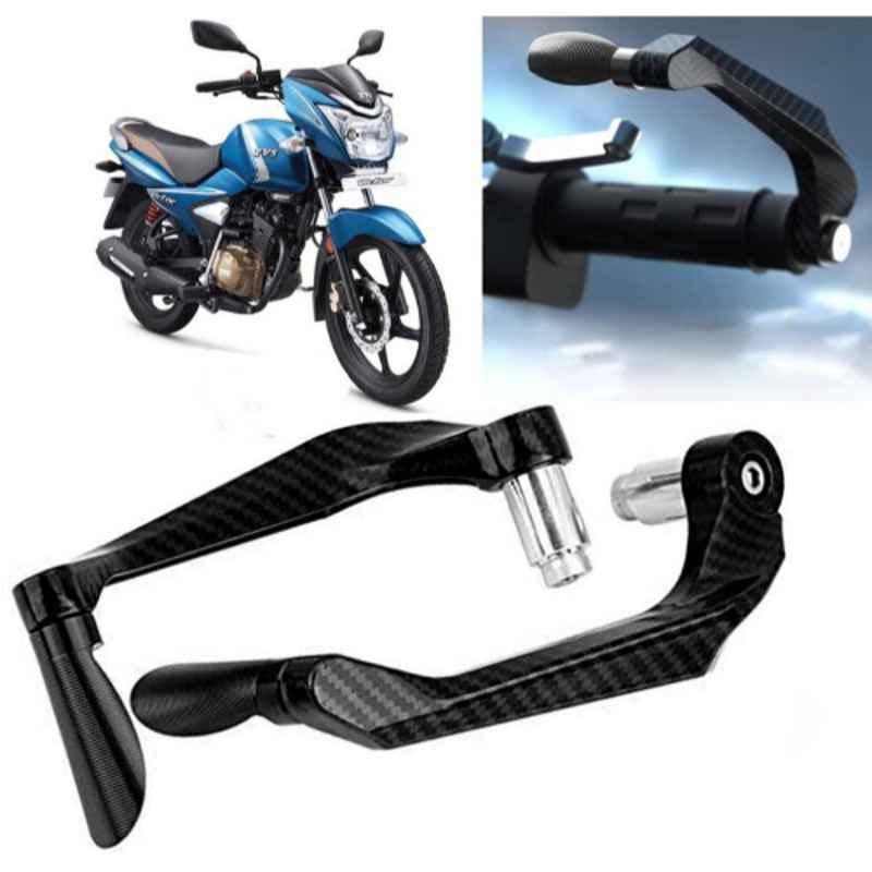 Auto Pearl 2 Pcs Aluminium Carbon Black Brake Clutch Lever Set for TVS Victor Premium BS6