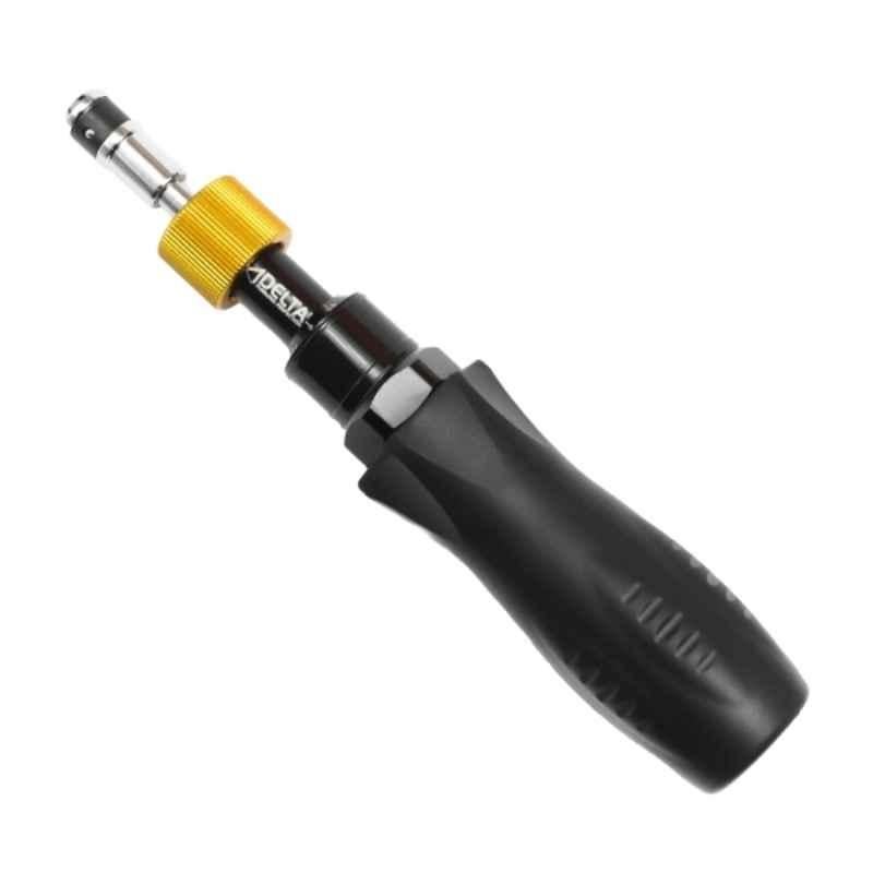 Delta Imports 1/4 inch 0.4-2.6Nm Metal Black Slipped Mechanical Torque Screwdriver, TSQ02030