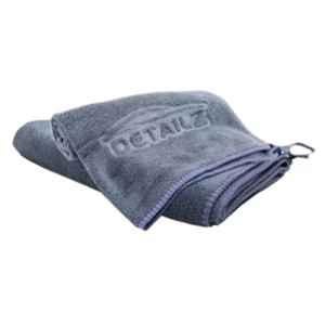 Detailz 40x40cm 380GSM Microfiber Grey Cleaning Cloth for Bike, Laptop & Car (Pack of 2)