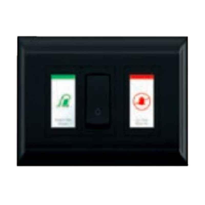 Anchor Ziva 3 Module Black DND & MMR Indicator & Bell Push Switch without Plate, 68709B