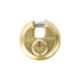 Europa 9.5mm 14 Pin Brass Matt High Security Disc Padlock, P370
