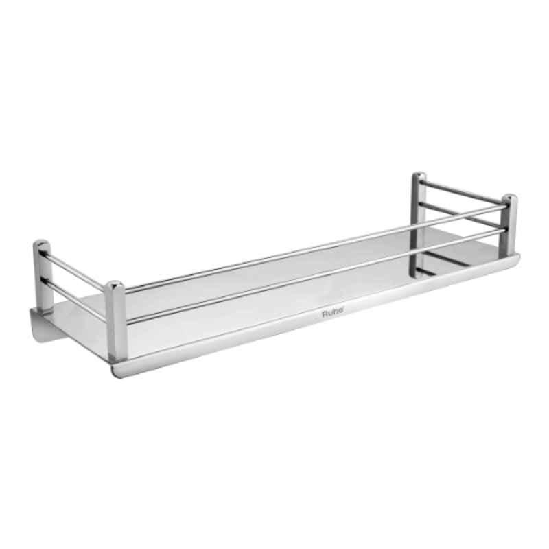 Ruhe 12 inch Stainless Steel Square Bathroom Shelf Tray, 12-1601-03