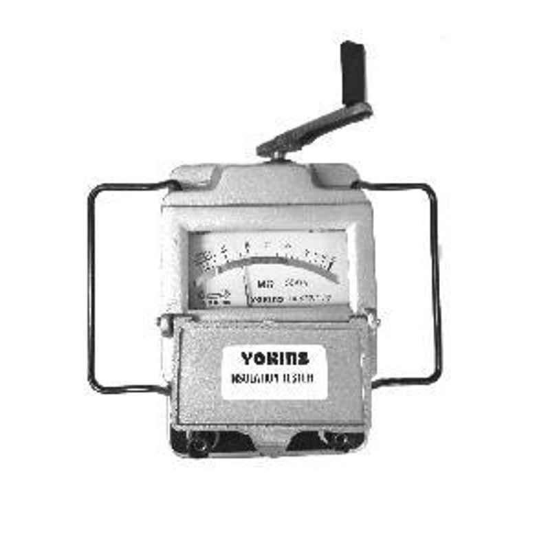 Yokins YOK-IT-2500V5000MΩ-HDG-MB Hand Driven Generator Type Insulation Tester