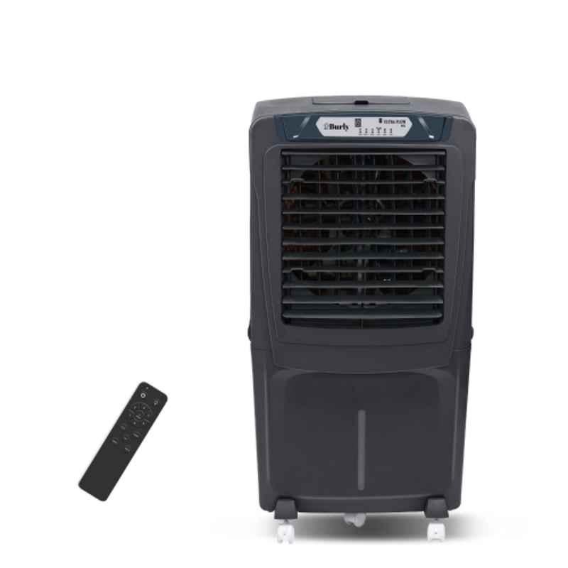 Burly Ultraflow 60 110W 90 Litre PP Grey Desert Cooler with Honeycomb Pad Cooling & 1 Year Warranty, BHA90L