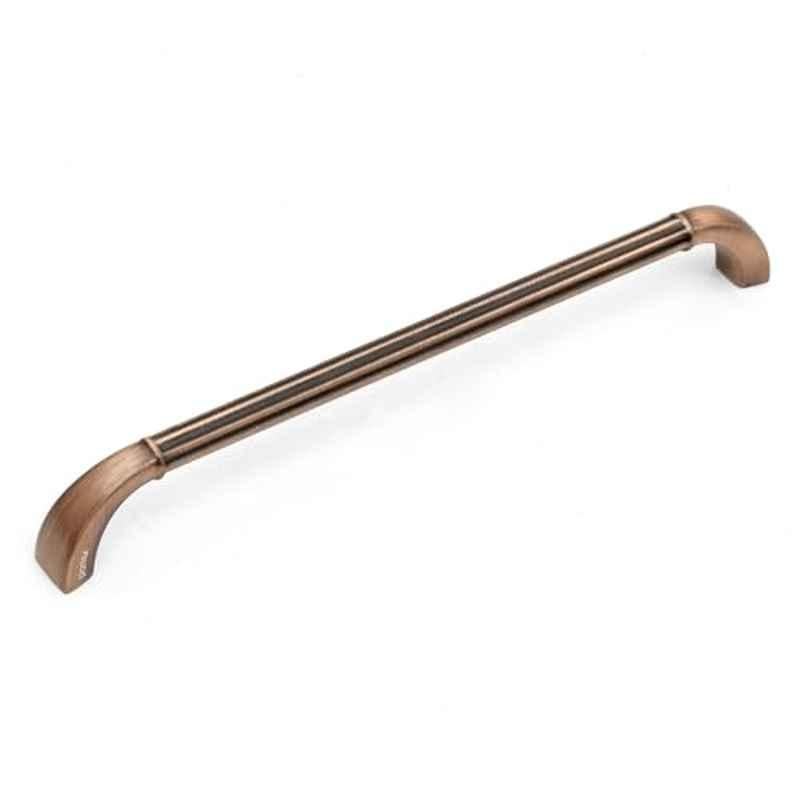 Plantex 224mm Zinc Antique Copper Finish Pull Cabinet Handle for Home & Office, APS-PH-105-BA-COPER-224MM-PK1