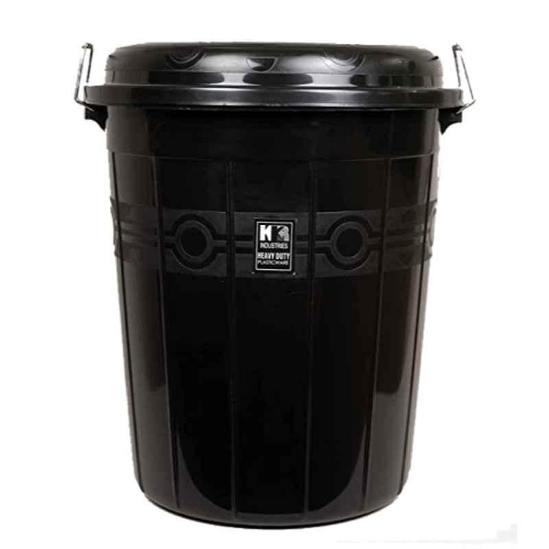 KKR 32L Plastic Black Heavy Duty Bucket with Lid