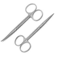 Forgesy 2 Pcs 5 inch Curved & Straight Dressing Scissor Set, SUNX54