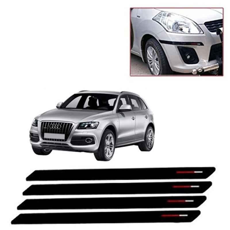 Kozdiko 4 Pcs Black & Red Bumper Protector Set for Audi Q5