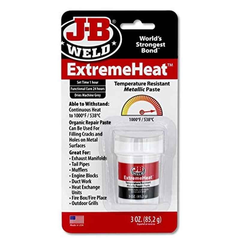 J-B Weld 3 Oz Extremeheat High Temperature Resistant Metallic Paste, 37901