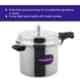 Blueberry's 12L Aluminum Silver Pressure Cooker with Outer Lid