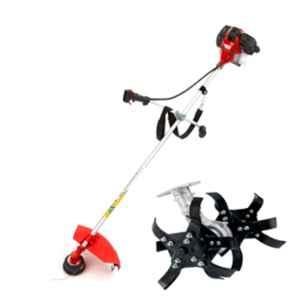 Green Eagle 1.7HP 2 Stroke Brush Cutter with Tiller Attachment