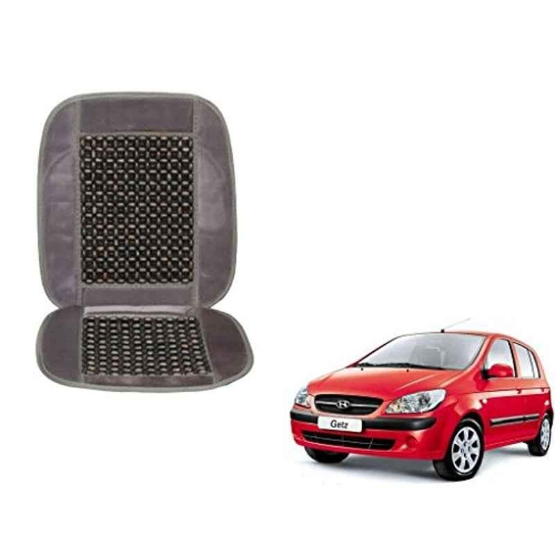 Kozdiko Wooden Beads Car Seat Cushion with Velvet Border for Hyundai Getz