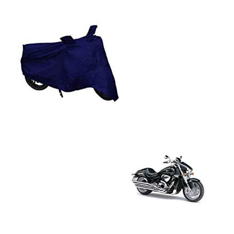 Kozdiko Polyester Matty Blue Dust & Waterproof Bike Body Cover with Mirror Pocket for Suzuki Intrader
