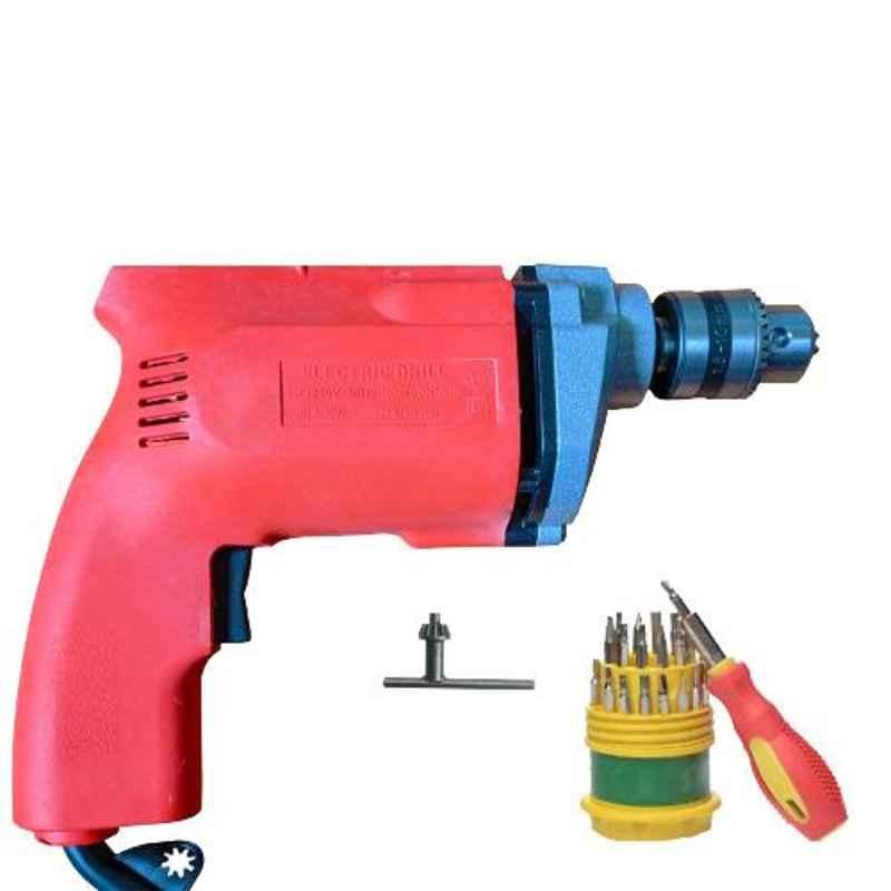 Panther Plus P-110A Combo of Electric Power Drill with 2 in 1 Drill Kit, AZDMP02
