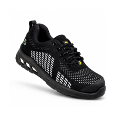 Safety Jogger Ecofitz Knitted Fabric Steel Toe Safety Shoes with Anti-Static PU Sole, Size: 7