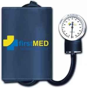 Firstmed Black Aneroid Palm Manual Professional Sphygmomanometer BP Monitor