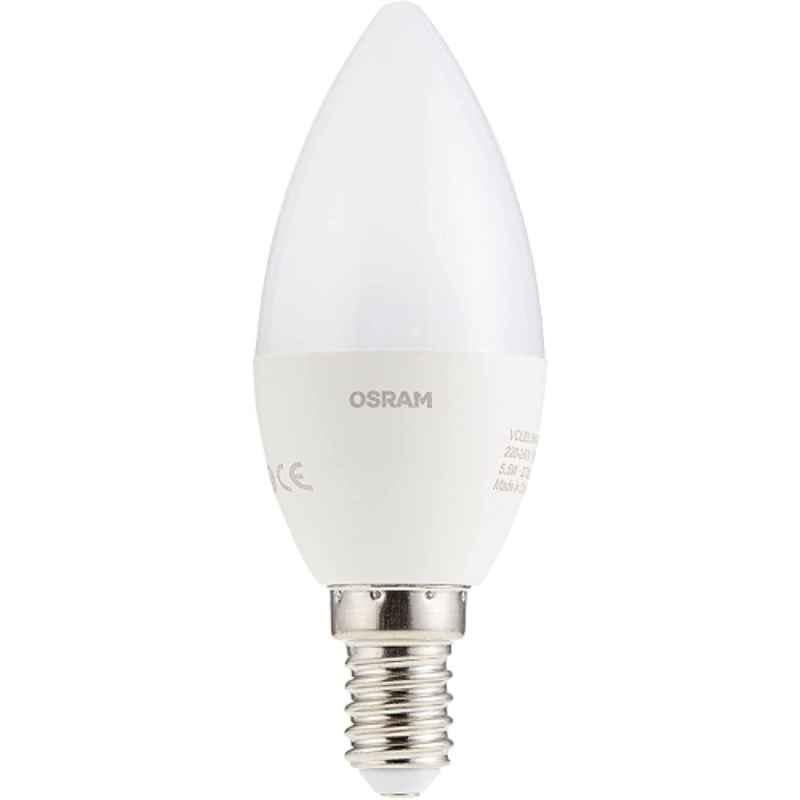 Osram 5.5W 470lm Frosted Candle Bulb