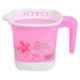 Joyo Super Deluxe 25L Plastic Pink Square Bucket & 1100ml Matching Mug Set with Free Lasaani 1000ml Water Bottle