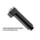 Marcoware ABS Matt Finish Black Flow Adjustable Health Faucet Set