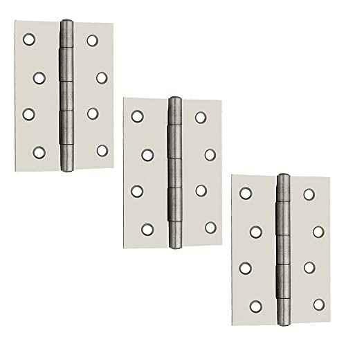Buy Screwtight 4 inch Iron Finish Door & Cabinet Butt Hinge, ‎S170106SC-3 ( Pack of 3) Online At Price ₹351