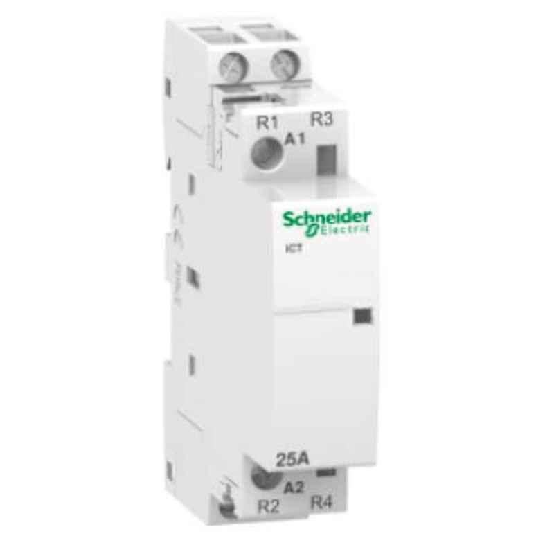 Schneider Acti9 25A 230-240V 2NO White Contactor, A9C20732
