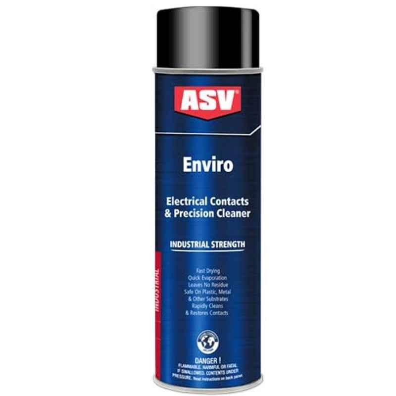 Asv Enviro Electrical Contacts & Precision Equipment Cleaner Spray 200ml, Dislodges Oil, Grease, Silicones, Fingerprints, Carbon, Oxides