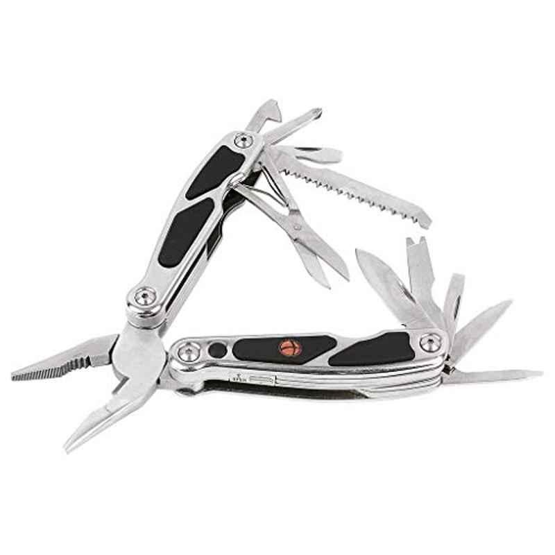Tactix 18 in 1 Stainless Steel Multi Tool with LED Light