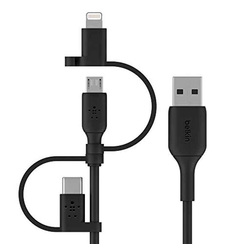 Belkin 1m 3-in-1 Universal Cable, CAC001BT1MBK