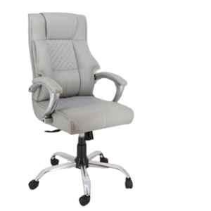 Newturn Desire Leatherette Grey High Back Ergonomic Office Chair