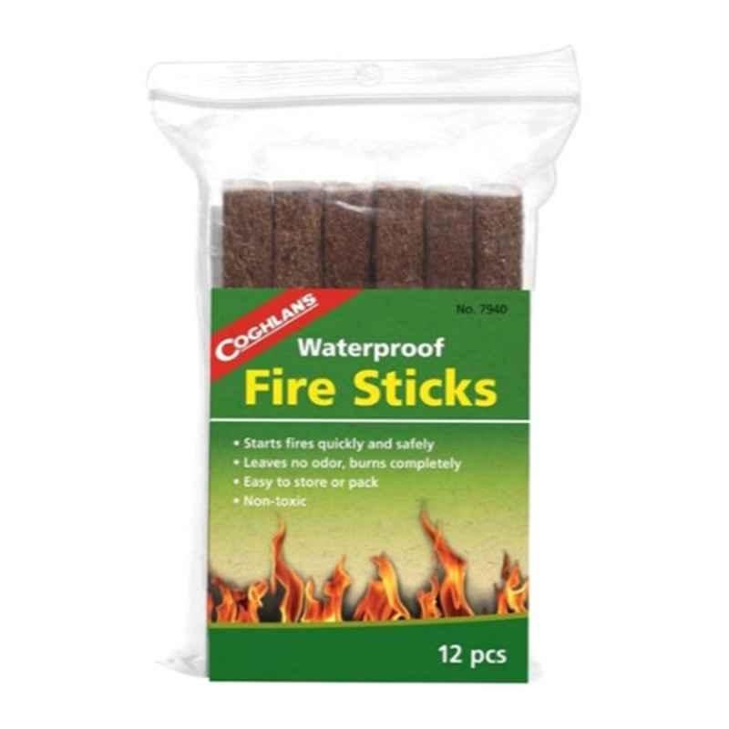 Coghlans 4929 12Pcs Brown Fire Sticks Set