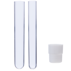 Abdos 500Pcs Cap & Plastic Test Tubes, P10308