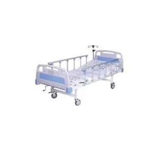 Diya Healthcare WSH-1236 Mild Steel Pre-Treated Epoxy Powder Coated Full Fowler Bed ABS Panel & Collapsible Railings