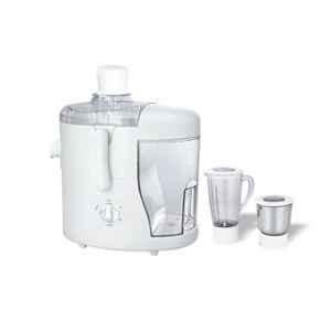 Morsel Boss-001 550W White & Transparent Juicer Mixer Grinder with 2 Jars